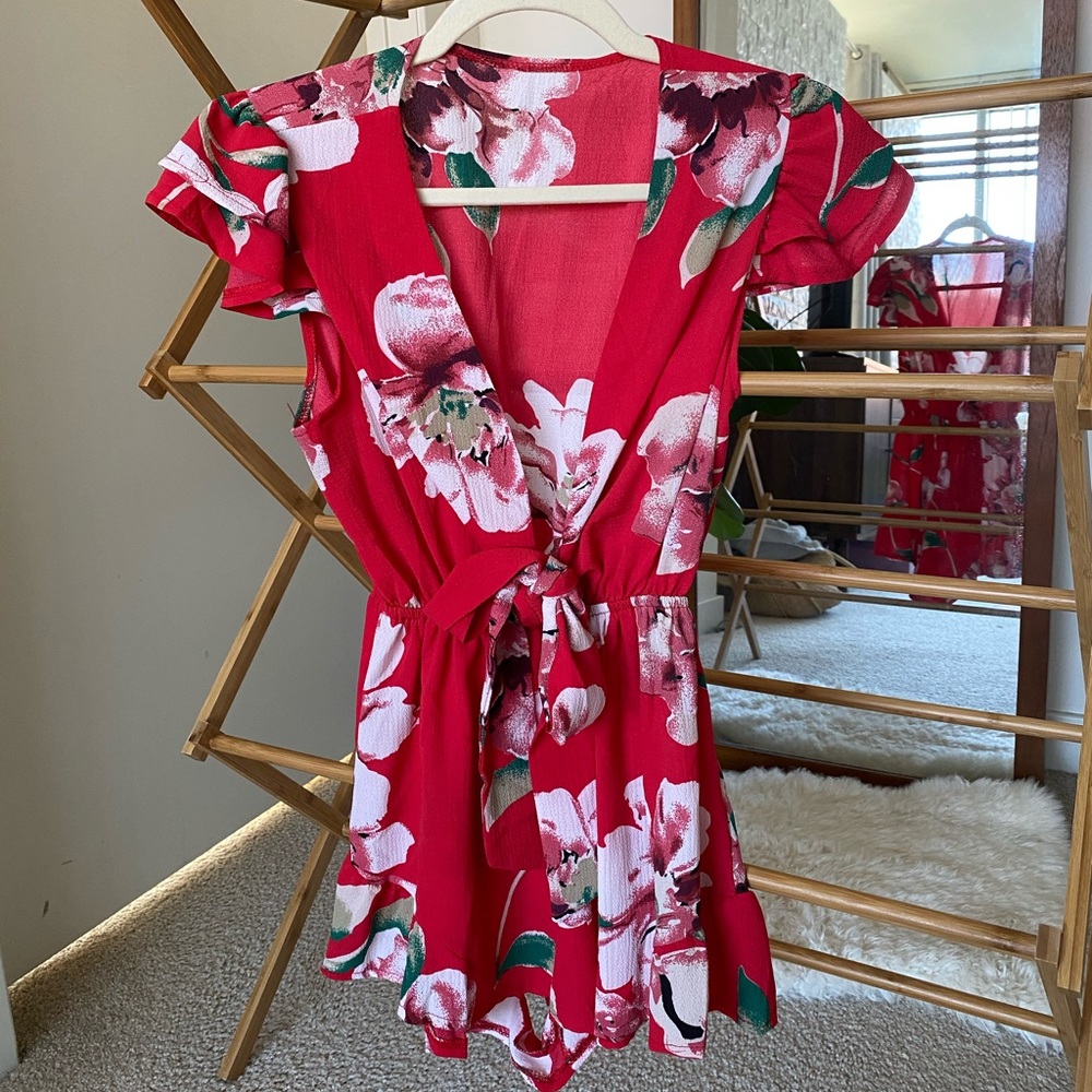 Pretty floral romper